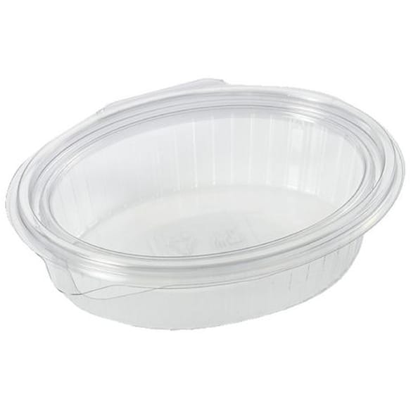 Plastbeger m/hengslet lokk 370ml (600)