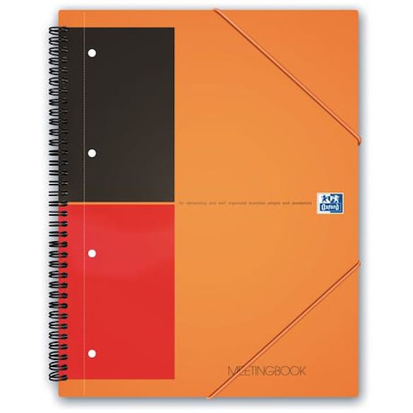 Notatbok OXFORD Int. Meetingbook A5 lin 5st