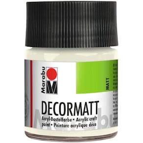 Acrylfarbe Marabu Decormatt, weiß, 50 ml
