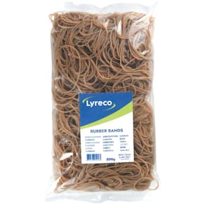 Gummiband LYRECO 90x1,5mm 500g 1250/fp