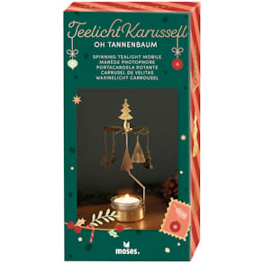Teelicht-Karussell moses. Verlag Oh Tannenbaum, gold