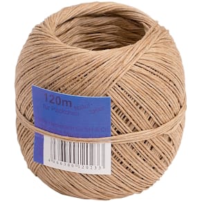 Bindfaden WIHEDÜ Naturfaser, extrafein, 120 m, braun