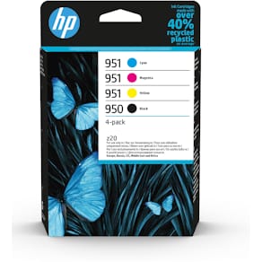 HP 950 Black / 951 CMY Original Ink Cartridges 4-pack
