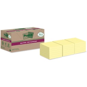 Notes POST-IT SS 76x76mm rec gul 18/fp