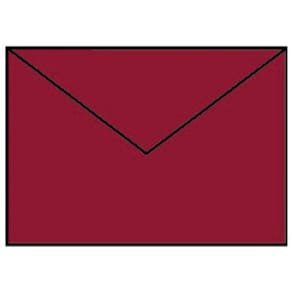 Briefhülle Rössler Paperado C6 SF, rosso gerippt