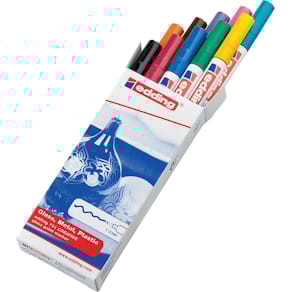 Lakmarker Edding 751, set van 10 stuks, geassorteerde kleuren