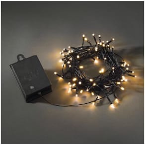 Ljusslinga 80 amber LED 7,9m svart