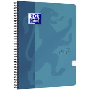 Notesbog Oxford Touch ternet A4+, turkis, 90 g/m², 5 stk