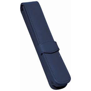 Schreibgeräte-Etui Online Leder, blau