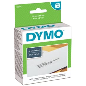 Thermoetiketten DYMO LabelWriter, weiß, 130 St.