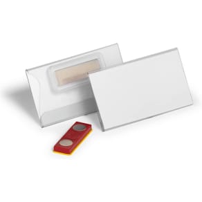 Namensschild Durable Magnet, 25 St, transparent