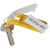 Sleutelhanger Durable Key Clip, geel, pak van 6 stuks