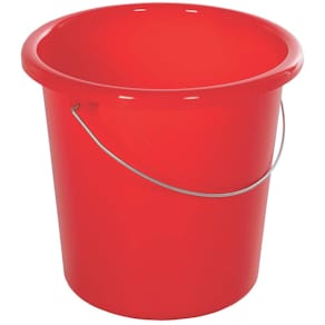 Eimer Nölle Kunststoff, rund, 10 l, rot