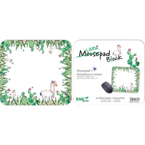 Mousepad-Block RNK Lama 30BL, 240 x 220 mm, 30 Blatt