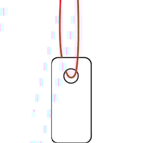 Hängeetiketten HERMA 7x15mm, weiß, 1000 Stück