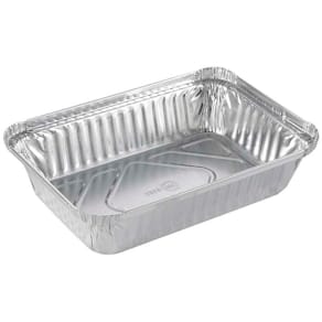 Foliebakke Plus Pack 1-rums 890 ml 207x141x41 mm, 100 stk