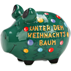 Spardose KCG Unter dem Weihnachtsbaum, Schwein, klein