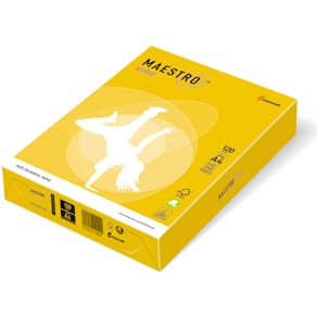 Kopierpapier Maestro Color, A4, 120 g/m², 250 Blatt, intensivgelb