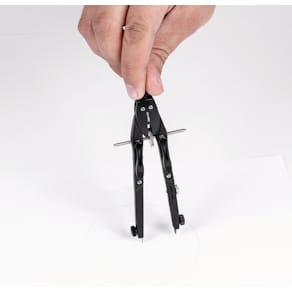 Schnellverstellzirkel Aristo Shadow, schwarz