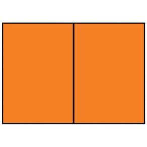 Briefkarte Rössler Paperado, A6 HD PL, orange
