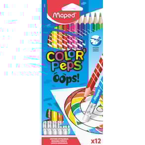Buntstifte Maped Color'Peps Oops, 12 St., radierbar, sortiert