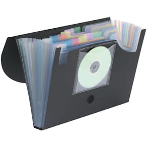 Expandermapp 12-fack 240x330x35mm svart