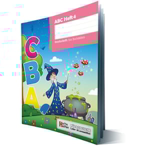 Heft HEFTE HELFEN ABC 4, Druckschrift, Quart, 64 Seiten