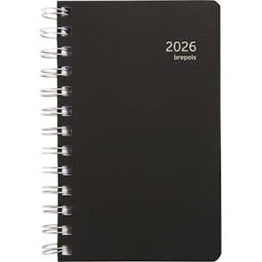 Agenda Brepols Building Technique Polyprop, zwart, 2026