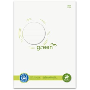 Heftschoner STAUFEN GREEN, A4, 150g, naturweiß, Recyclingpapier