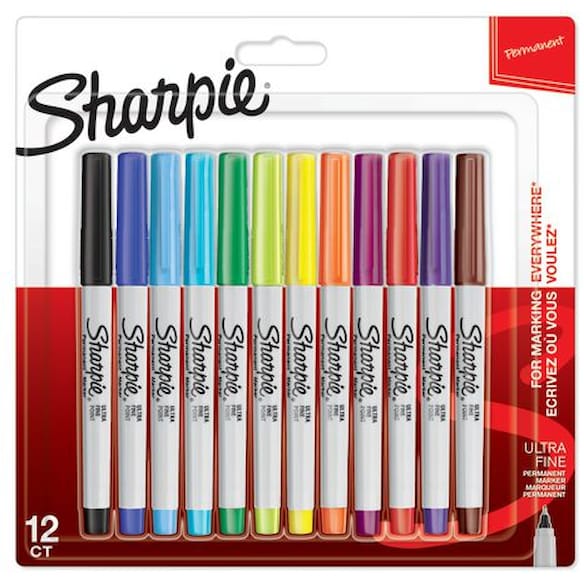 Merkepenn SHARPIE ass. (12)
