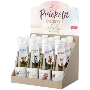 Perlwein-Piccolo FÜR DICH Lucky Friends, sortiert