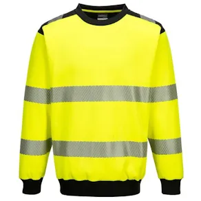 Varselsweatshirt PW379 Hi-Vis Kl 2/3 XL