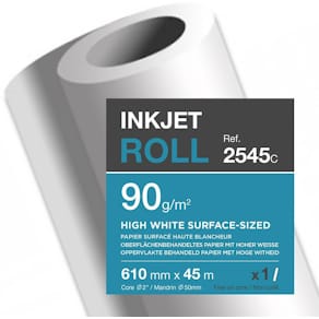 Inkjetpapper CLF 610mmx45m 90g