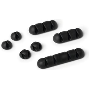 Kabel-Clip-Set Durable CAVOLINE Clip Mix, 7 St., graphit