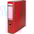 Ordner Pergamy, A4, PP en papier, 7,5 cm rug, rood