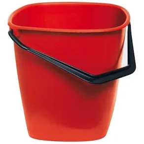 Hink NILFISK Fyrkantig Röd, 9,5L