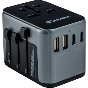 Universal Travel Adapter UTA-03 PD30W/QC / 2xUSB / 2xType-C