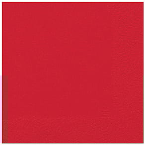 Cocktail-Serviette Duni Zelltuch, brillant rot, 20 Stück