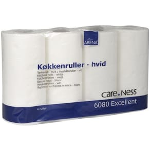 Hushållspapper ABENA 2-lag vit 4/fp
