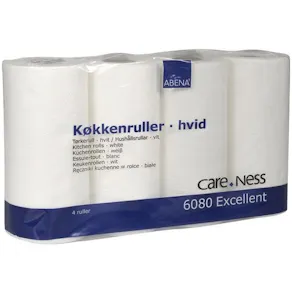 Hushållspapper ABENA 2-lag vit 4/fp