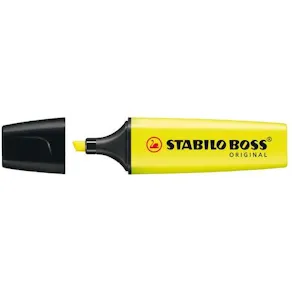 Överstrykningspenna STABILO Original Gul, 10st