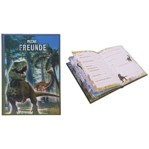 Freundebuch GOLDBUCH 3D T-Rex, A5, 88 Seiten