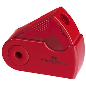 Pennvässare Faber Castell enkel röd/blå