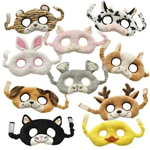 Ansiktsmasker Djur, 10/fp