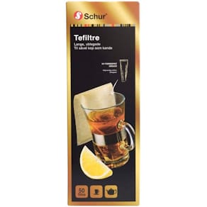 Tefilter lang, 233 x 37 mm, 50 stk