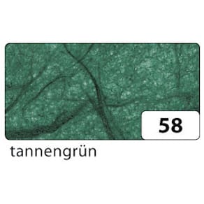 Strohseide Folia, 47 x 64 cm, tannengrün