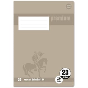 Schulheft Staufen Premium Academy A4, 16 Blatt, Lin. 23, rautiert