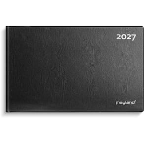 Bordkalender Mayland Mini 2027, 154 x 94 mm, sort, FSC Mix