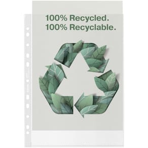 Plastficka ESSELTE rec A4 0,10 50/fp