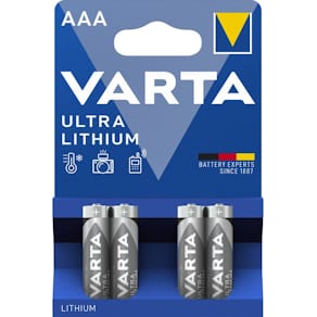 Batterie VARTA ULTRA Lithium AAA, 4 Stück